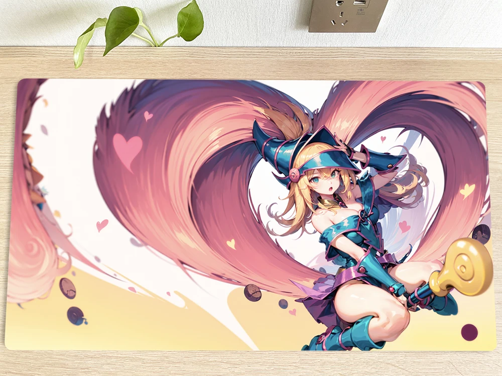 Настольный игровой коврик YuGiOh Dark Magician Girl, коврик TCG, игровой коврик для торговых карт, коврик для мыши, искусственный коврик и сумка 60x35 см
Настольный игровой коврик YuGiOh Dark Magician Girl, коврик TCG, игровой коврик для торговых карт, коврик для мыши, искусственный коврик и сумка 60x35 см
