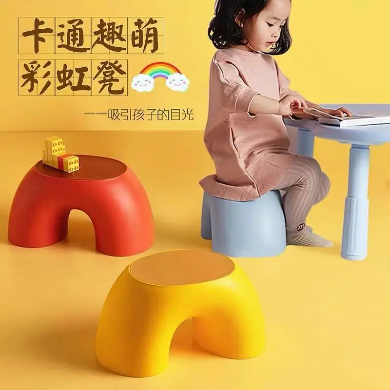 Plastic Household Rainbow Stool Thickened Low Stool Simple Circular Small Stools Lovely Living Room Anti Slip Round Stools Pouf
Plastic Household Rainbow Stool Thickened Low Stool Simple Circular Small Stools Lovely Living Room Anti Slip Round Stools Pouf