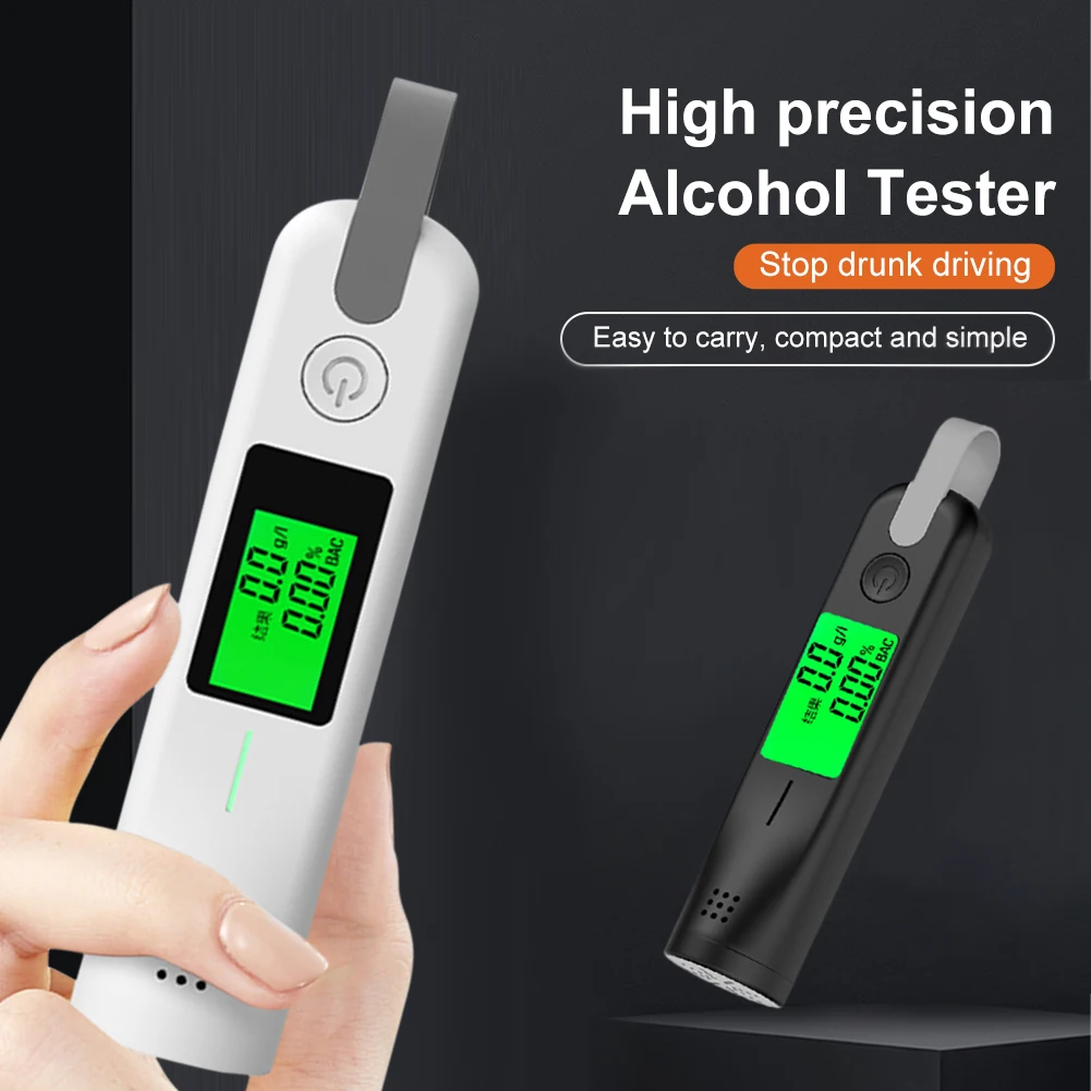 Car Automatic Alcohol Tester Professional Breath Tester LED Display Portable USB Rechargeable Breathalyzer Alcohol Test Tools
Car Automatic Alcohol Tester Professional Breath Tester LED Display Portable USB Rechargeable Breathalyzer Alcohol Test Tools