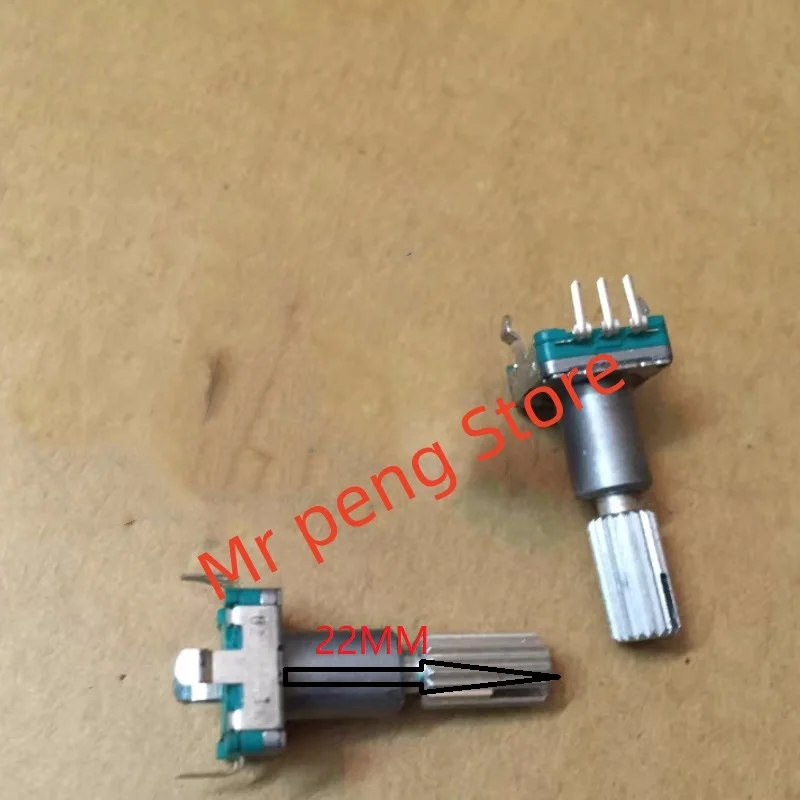 

2pcs for ALPS EC11 encoder 30 positioning number 15 pulse points with switch flower shaft length 22MM