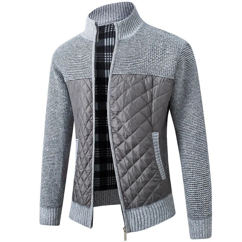 Autumn Winter New Men Clothing Jacket Slim Fit Stand Collar Zipper Jacket Men Solid Thick Warm Jacket Men Sweater Coats Jackets
Autumn Winter New Men Clothing Jacket Slim Fit Stand Collar Zipper Jacket Men Solid Thick Warm Jacket Men Sweater Coats Jackets