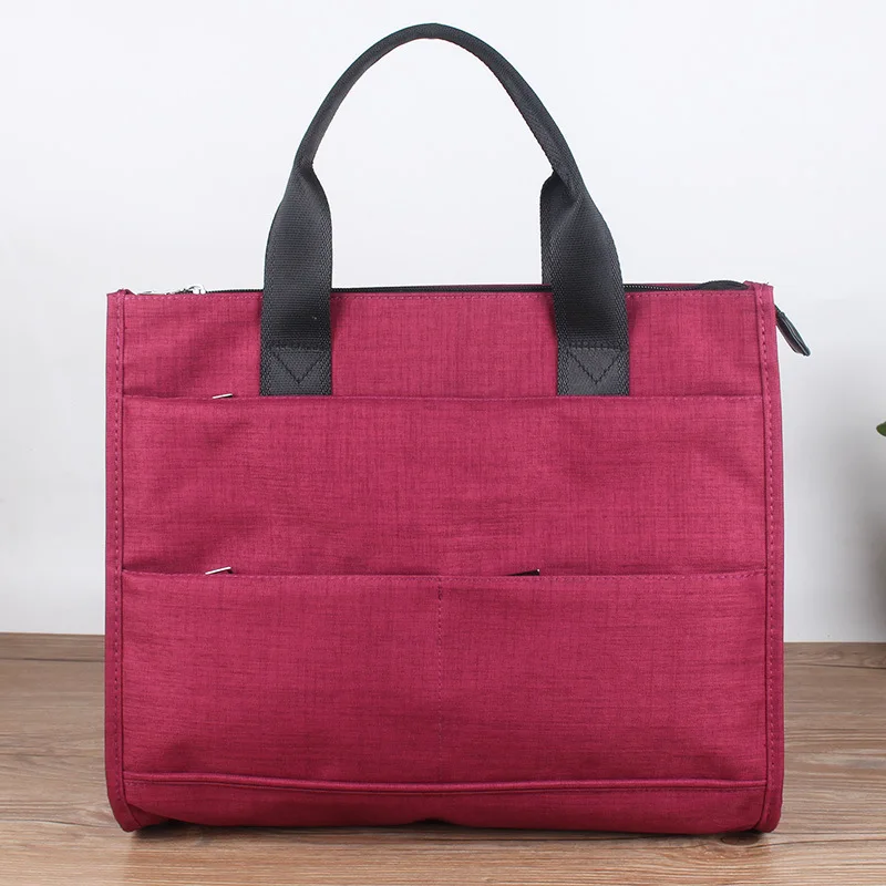 Men's and Women's Office Handheld File Bag Casual Fashion Business Large Capacity File Bag Red Oxford Cloth Bag
Men's and Women's Office Handheld File Bag Casual Fashion Business Large Capacity File Bag Red Oxford Cloth Bag