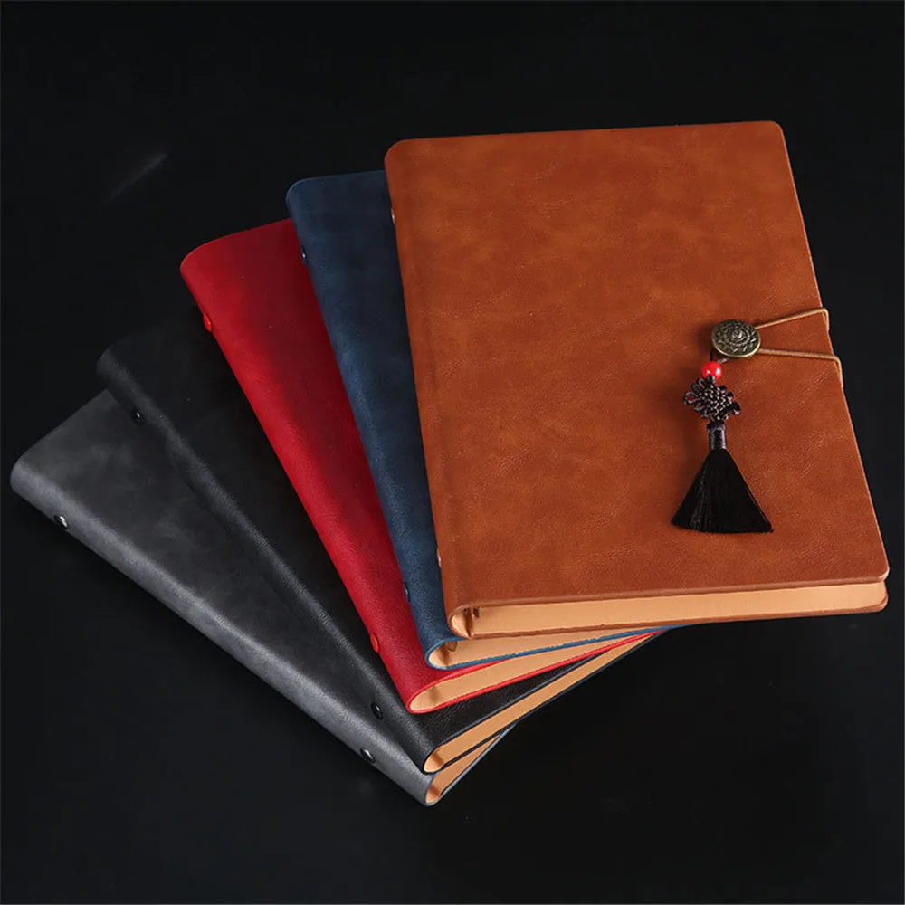 Retro Chinese Style Business Office Daily Notebook Notebook Pu Leather Notebook A5 Loose-Leaf Notebook Student Diary
Retro Chinese Style Business Office Daily Notebook Notebook Pu Leather Notebook A5 Loose-Leaf Notebook Student Diary