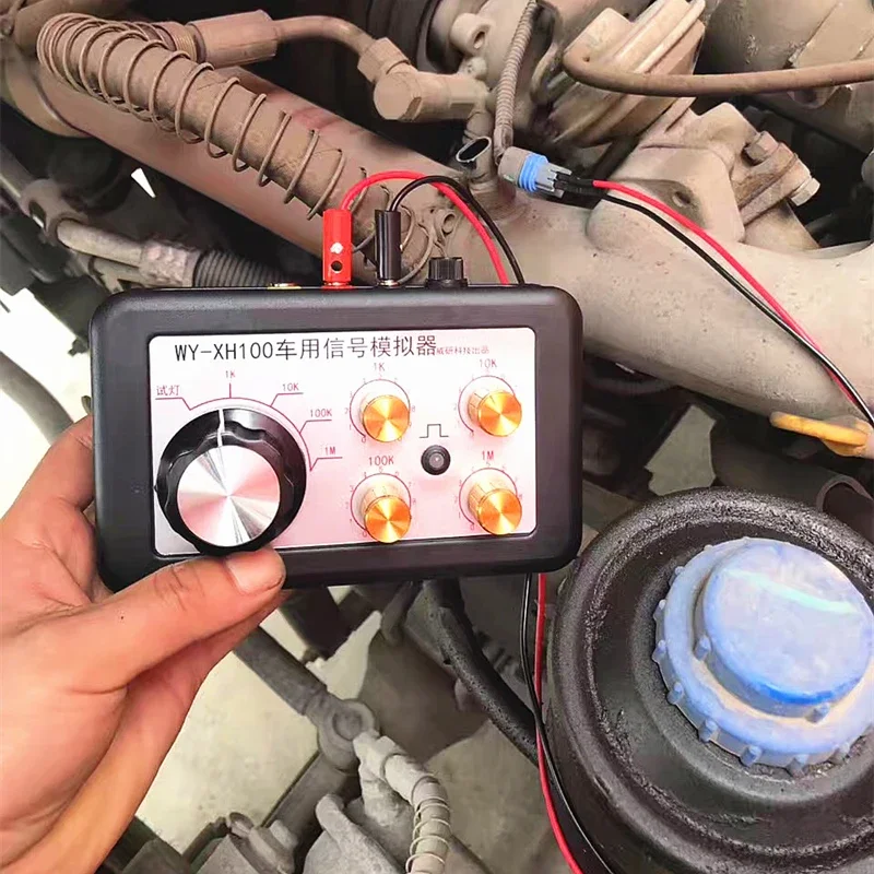 

Automobile Automotive Signal Simulator Tester Tool Can Adjust Resistance Water Temperature Crankshaft With English Manual