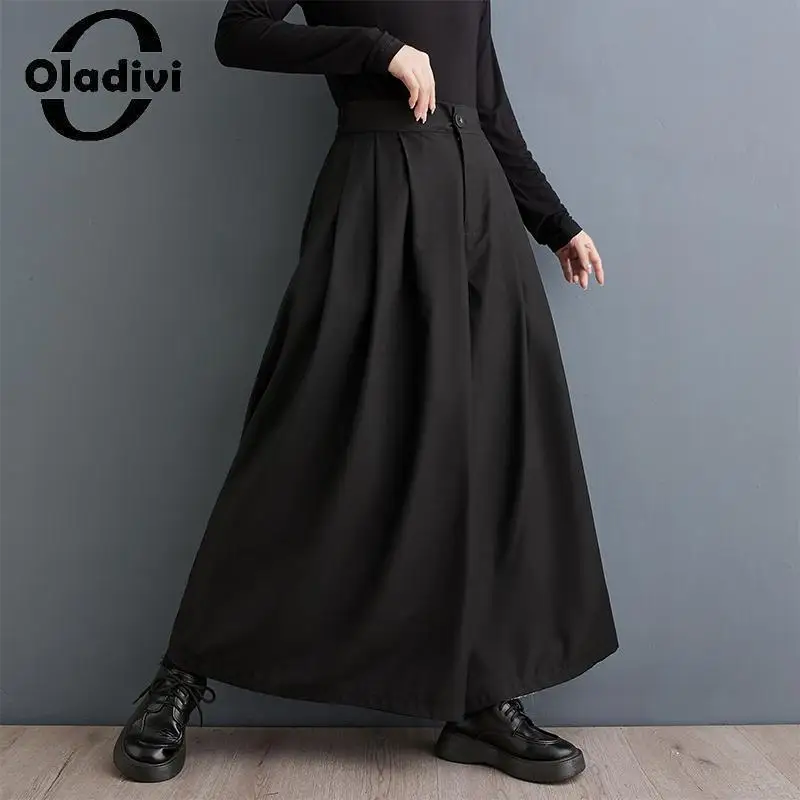 Oladivi Large Size Women Wide Leg Patchwork Pants 2023 Spring Autumn Casual Loose Trousers Vintage Ladies Oversized Clothes 9907
Oladivi Large Size Women Wide Leg Patchwork Pants 2023 Spring Autumn Casual Loose Trousers Vintage Ladies Oversized Clothes 9907