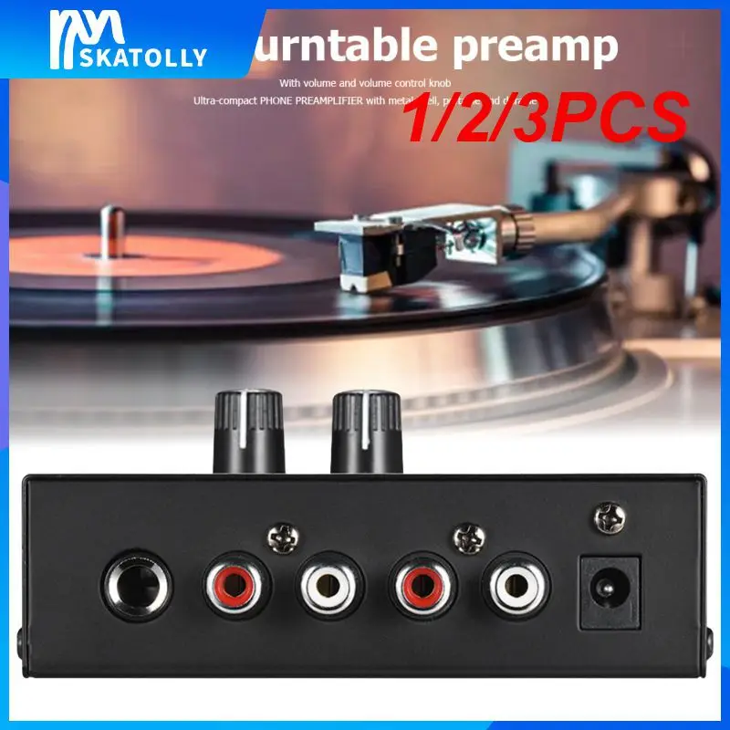 1/2/3PCS Ultra-Compact Phono Preamp Preamplifier With Rca 1/4Inch Trs Interfaces Preamplificador Phono Preamp PP400
1/2/3PCS Ultra-Compact Phono Preamp Preamplifier With Rca 1/4Inch Trs Interfaces Preamplificador Phono Preamp PP400