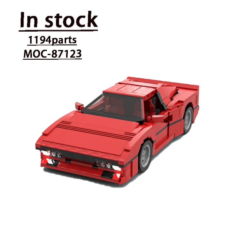 MOC-87123 Red Classic Supercar 288 GTO Assembly Splicing Building Block Model 1194 Building Block Parts Kids Birthday Toy Gift
MOC-87123 Red Classic Supercar 288 GTO Assembly Splicing Building Block Model 1194 Building Block Parts Kids Birthday Toy Gift