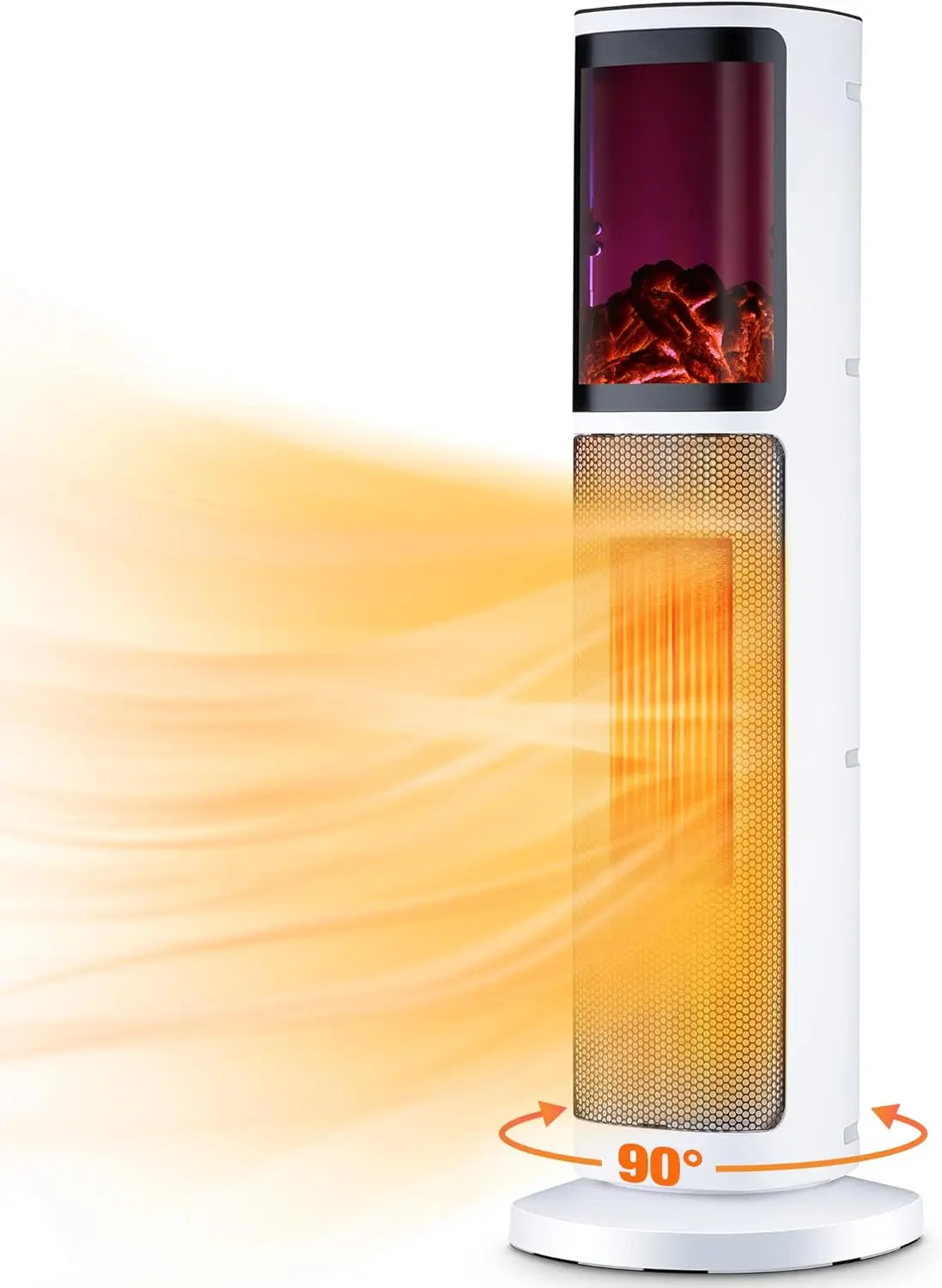 Heater for Room, Indoor Space Heater, 3 Modes & Thermostat, 90° Oscillation, 12H Timer, Remote, Overheat & Tip-Over Pr Neck wa
Heater for Room, Indoor Space Heater, 3 Modes & Thermostat, 90° Oscillation, 12H Timer, Remote, Overheat & Tip-Over Pr Neck wa