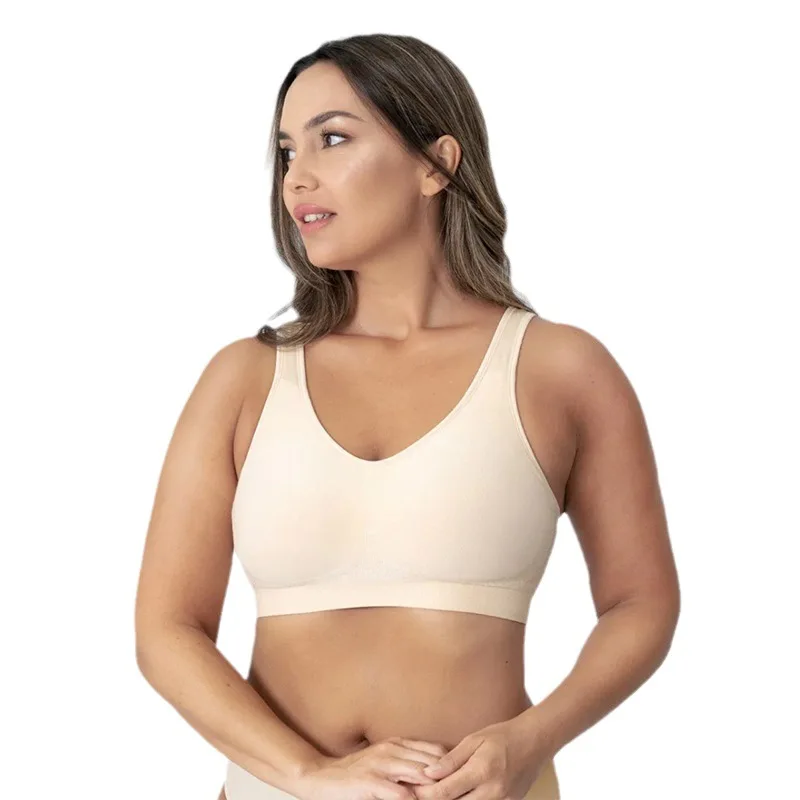 Body Shaping Wireless Women's Bra Traceless plus Size Glossy Vest Underwear Women Underarm-smoothing With Seamless Stretch Wirel
Body Shaping Wireless Women's Bra Traceless plus Size Glossy Vest Underwear Women Underarm-smoothing With Seamless Stretch Wirel
