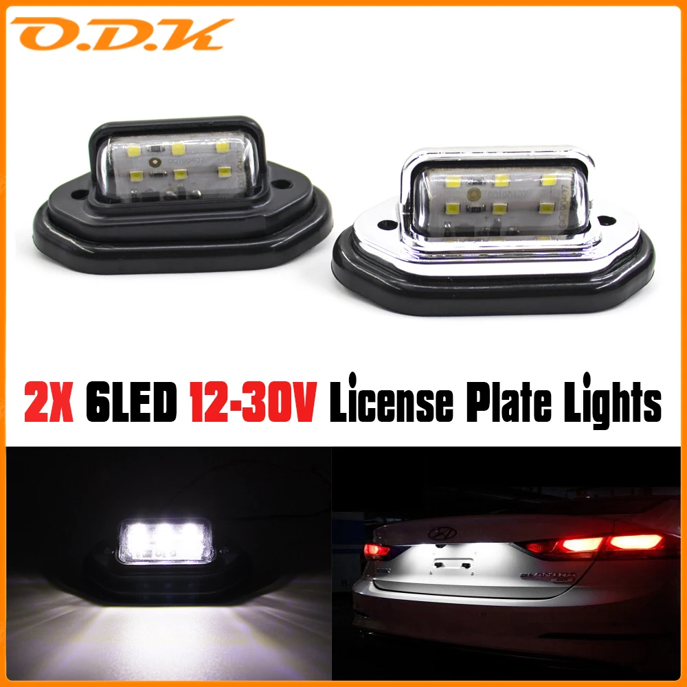 1/2 шт. 12 В 24 в 6 светодиодов сигнал заднего номерного знака Шаговая лампа для лодки грузовика прицепа трейлера RV Прицепа трактора водонепроницаемый 
1/2 шт. 12 В 24 в 6 светодиодов сигнал заднего номерного знака Шаговая лампа для лодки грузовика прицепа трейлера RV Прицепа трактора водонепроницаемый