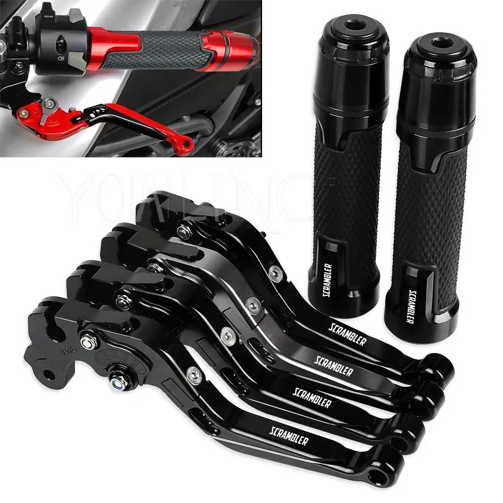 RNineT Scrambler Motorcycle CNC Brake Clutch Levers Handlebar knobs Handle Hand Grip Ends FOR BMW R Nine T Scrambler 2017-2018
RNineT Scrambler Motorcycle CNC Brake Clutch Levers Handlebar knobs Handle Hand Grip Ends FOR BMW R Nine T Scrambler 2017-2018