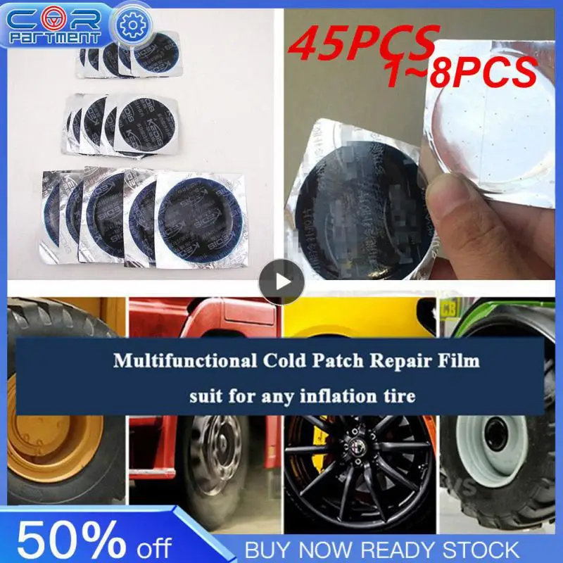 1~8PCS Car Auto Round Rubber Tire Patch Cycle Repair Tools Cycling Bike Tire Tyre Inner Tube Puncture Repair Tool
1~8PCS Car Auto Round Rubber Tire Patch Cycle Repair Tools Cycling Bike Tire Tyre Inner Tube Puncture Repair Tool