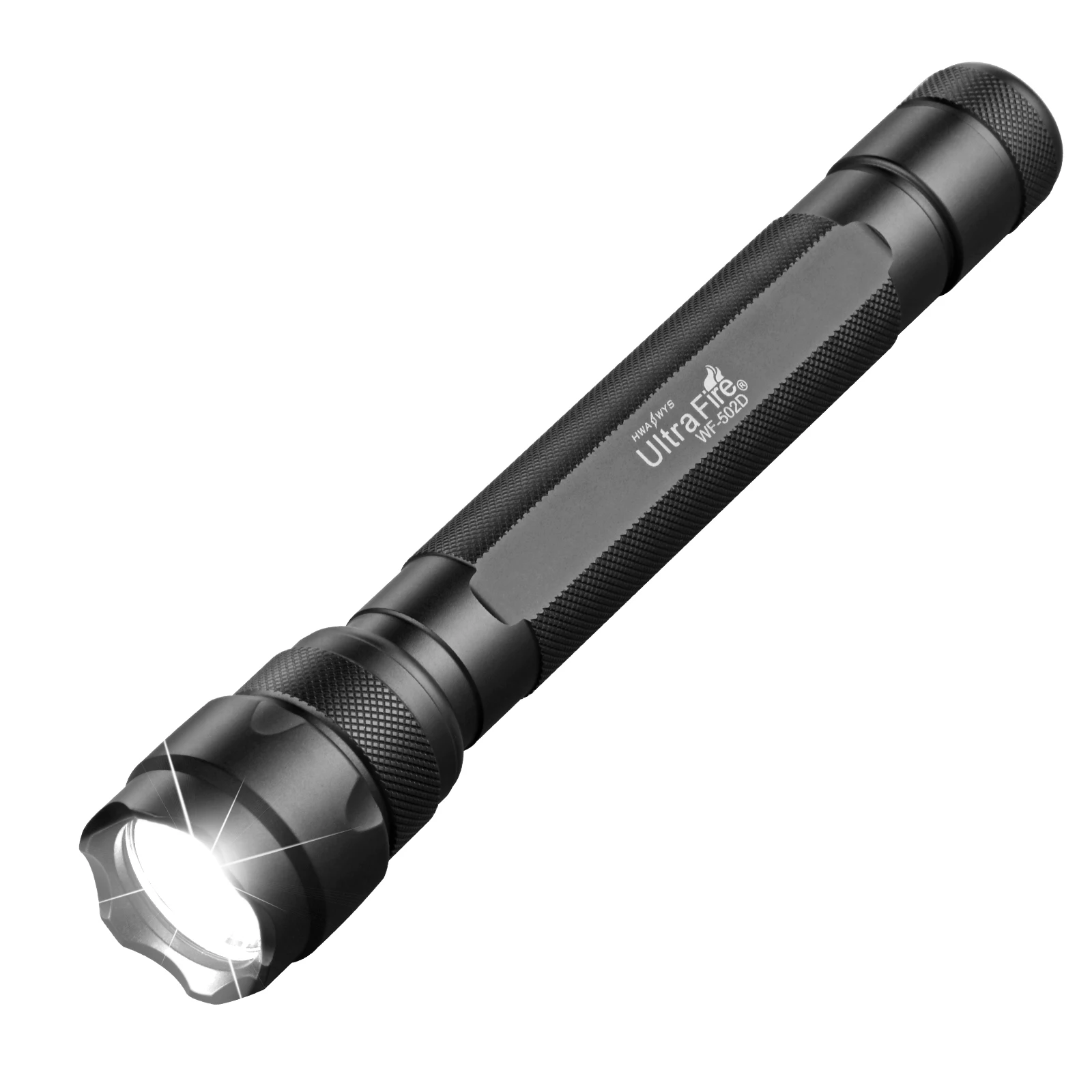 

UltraFire 502D High Power Led Flashlights Self Defense Edc Tiki Outdoor Light Rechargeable Tactical Lamp Work Light Nature Torch