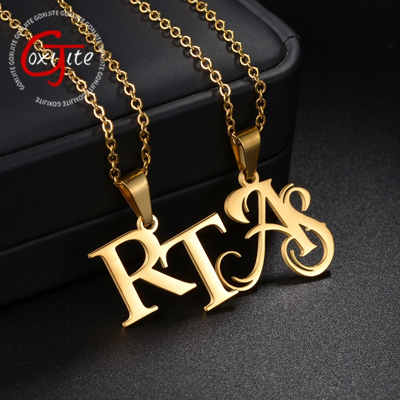 Goxijite Personalized Letters Necklace For Women Men Stainless Steel Custom Simple Letter Nameplate Choker Jewelry Best Gift
Goxijite Personalized Letters Necklace For Women Men Stainless Steel Custom Simple Letter Nameplate Choker Jewelry Best Gift