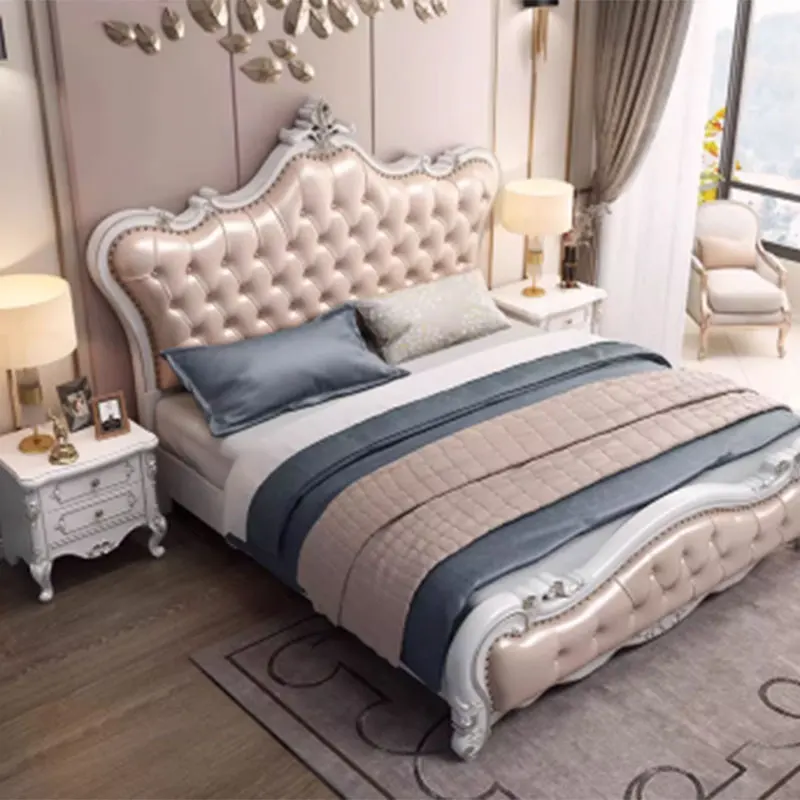 Royal European Kids Double Bed Modern High End King Size Frame Double Bed Girl Sleeping Cama De Casal Furniture For Bedroom
Royal European Kids Double Bed Modern High End King Size Frame Double Bed Girl Sleeping Cama De Casal Furniture For Bedroom