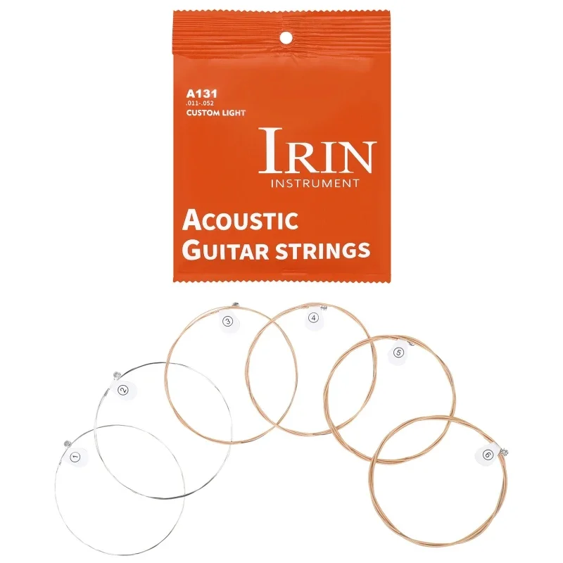 Pack of 6pcs Acoustic Guitar Practice Part Professional 6 Strings Folk Guitar String Steel Guitar Strings Wound Set
Pack of 6pcs Acoustic Guitar Practice Part Professional 6 Strings Folk Guitar String Steel Guitar Strings Wound Set
