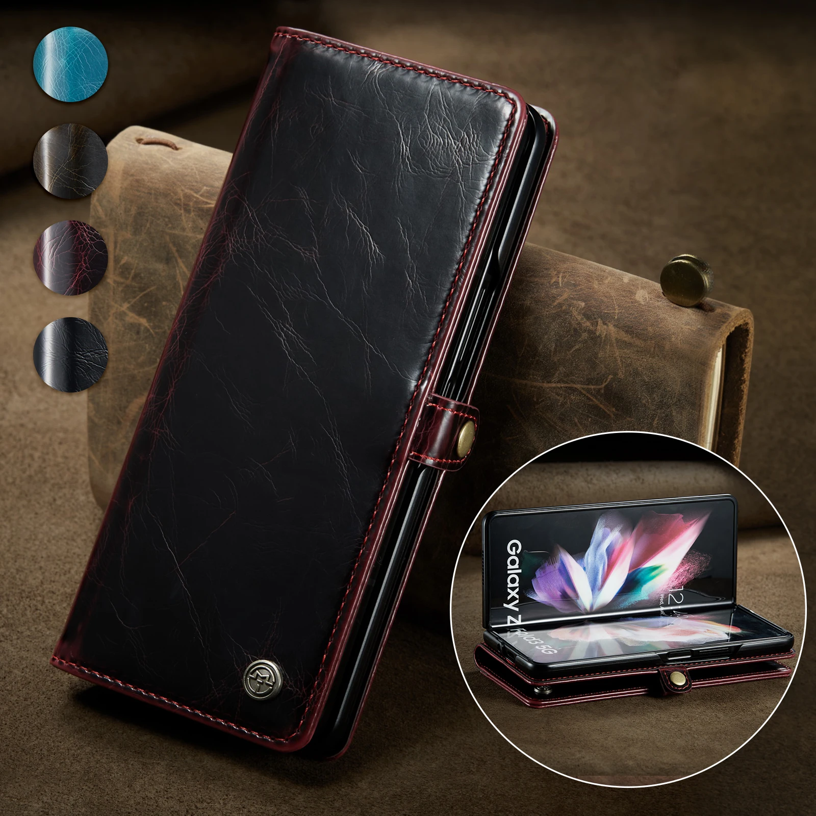 for samsung z fold 5 Matte Feeling Leather Bag Case for Samsung Galaxy Z Fold 5 Fold5 Zfold5 Card Pocket Wallet Cover
for samsung z fold 5 Matte Feeling Leather Bag Case for Samsung Galaxy Z Fold 5 Fold5 Zfold5 Card Pocket Wallet Cover