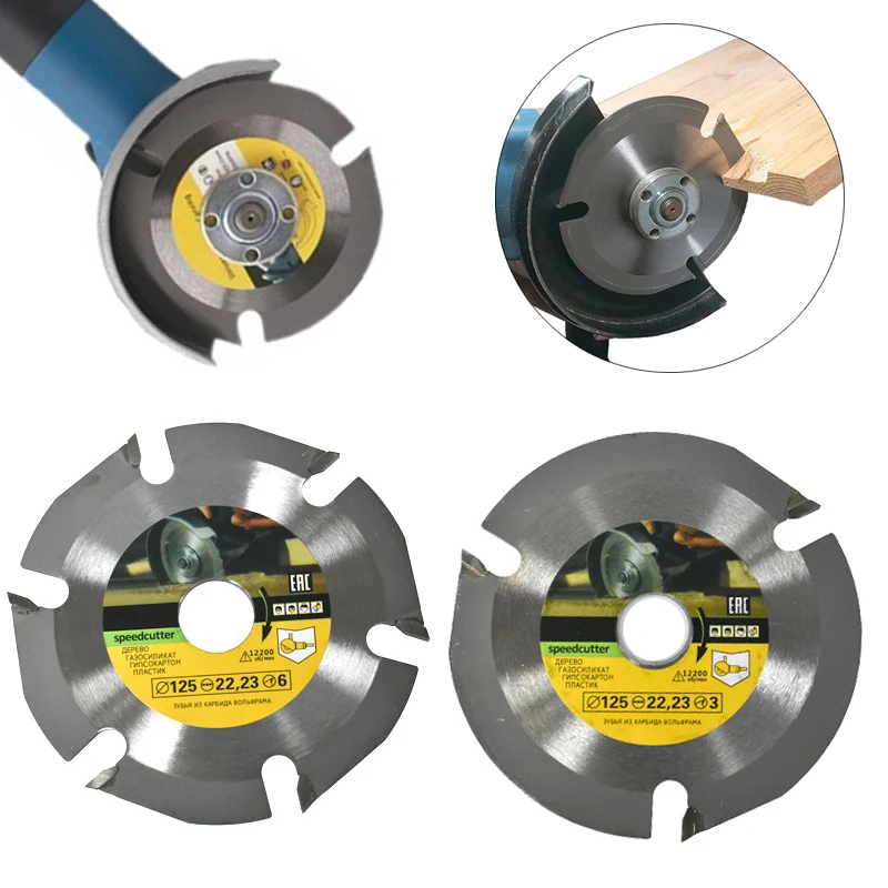 Slotted blade Three tooth woodworking circular saw blade Carbide slotting saw blade 125 * 22mm Wood Cutting Disc for Angle Grind
Slotted blade Three tooth woodworking circular saw blade Carbide slotting saw blade 125 * 22mm Wood Cutting Disc for Angle Grind
