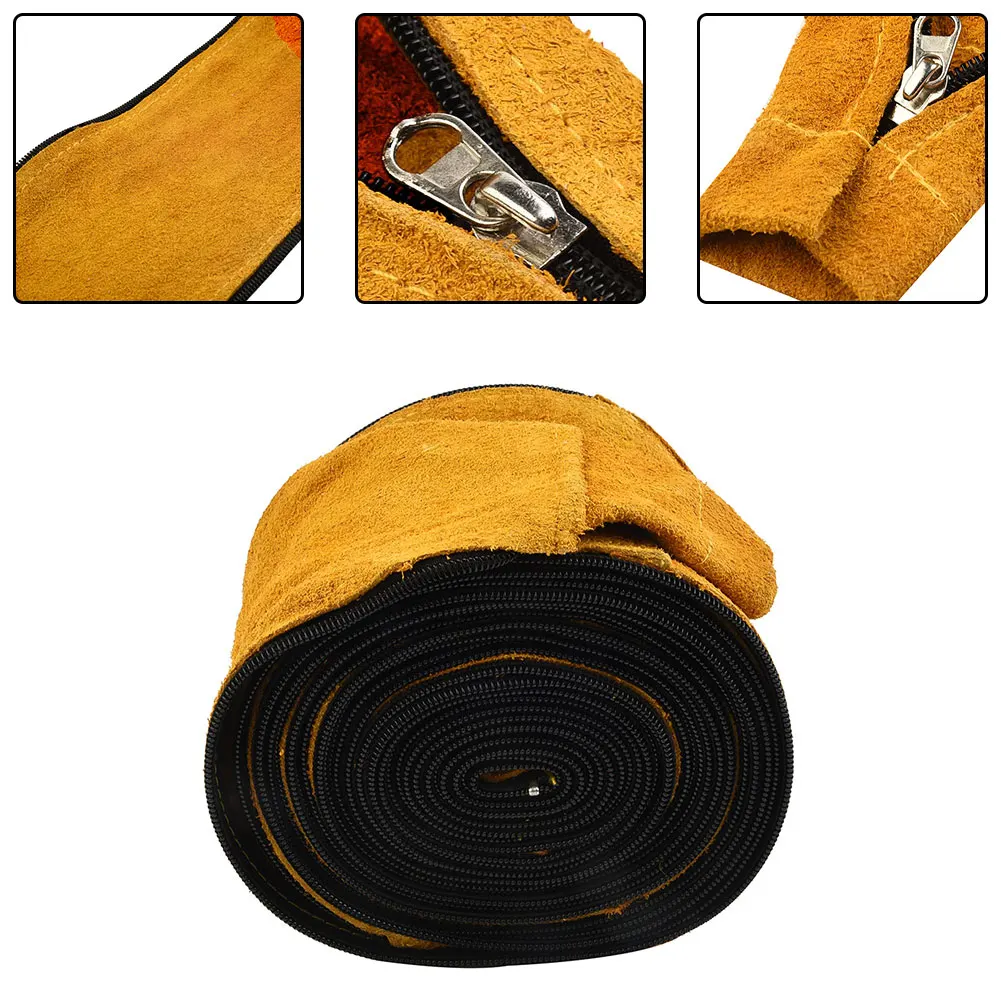 TIG Mig Torch Cable Hose With Zip Yellow Welding Cover 23' Long 4" Wide Accessories Cowhide Leather Equipment
TIG Mig Torch Cable Hose With Zip Yellow Welding Cover 23' Long 4" Wide Accessories Cowhide Leather Equipment