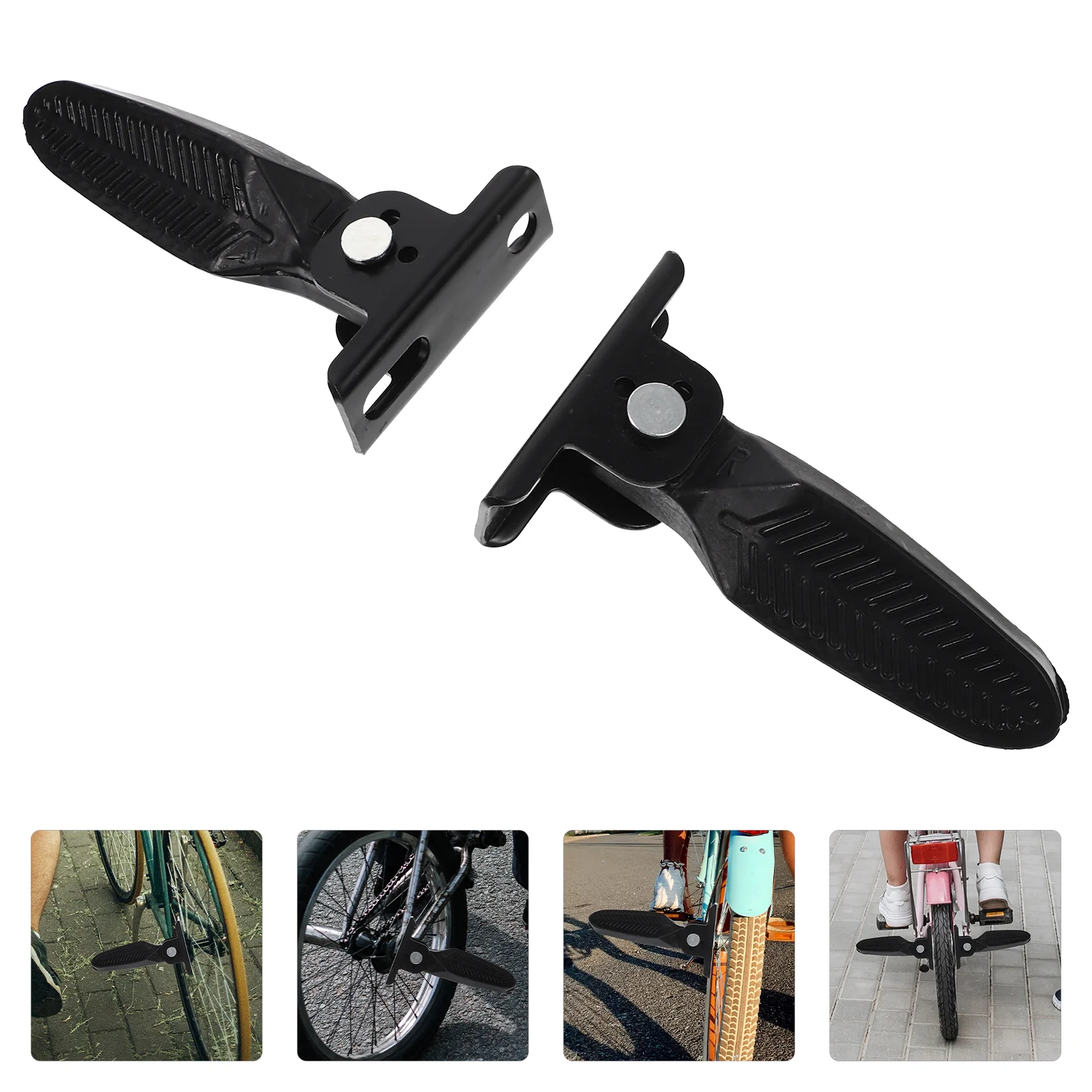 

Of Bike Pegs Folding Bike Rear Pedal Bike Pedals Anti-Skid Bike Pedals Motor Bike Universal Folding Footrests Foot Pegs