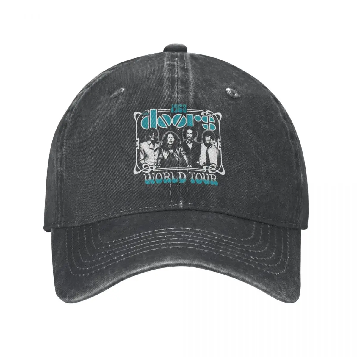 

Music Band The Doors Men Women Baseball Caps Distressed Denim Hats Cap Vintage Outdoor All Seasons Travel Gift Snapback Hat