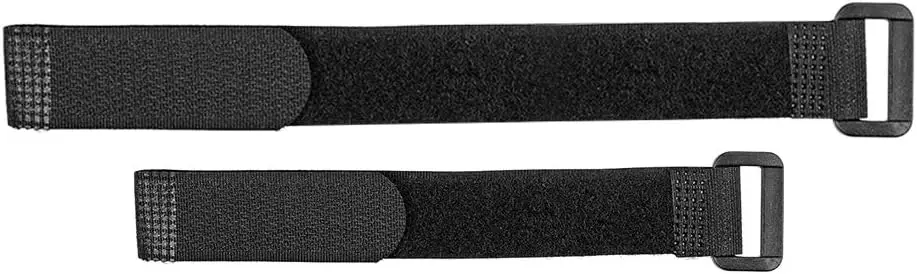 

Tcenofoxy Reusable Cable Ties 8 Inch & 12 Inch Hook and Loop Cord Wrap with Buckle Black 20pcs