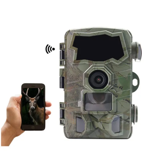 

H888WIFI Wireless Long Range Trap Trail Camera Sends Picture To Cell Phone Distance Cam Solar Panel IP66