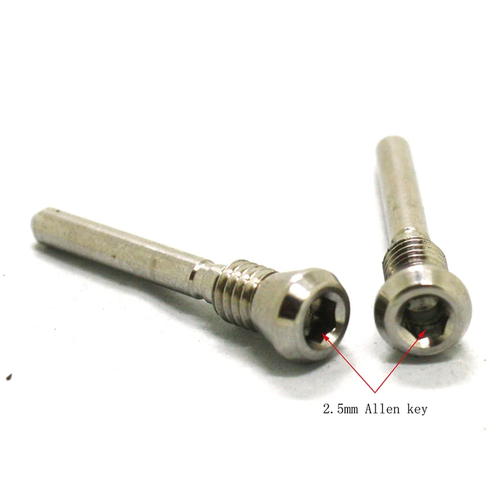 Bike Bicycle Disc Brake Titanium Bolts Threaded Pin Inserts Screw ForSRAM Force Sturdy And Long Lasting Pack Of 2
Bike Bicycle Disc Brake Titanium Bolts Threaded Pin Inserts Screw ForSRAM Force Sturdy And Long Lasting Pack Of 2