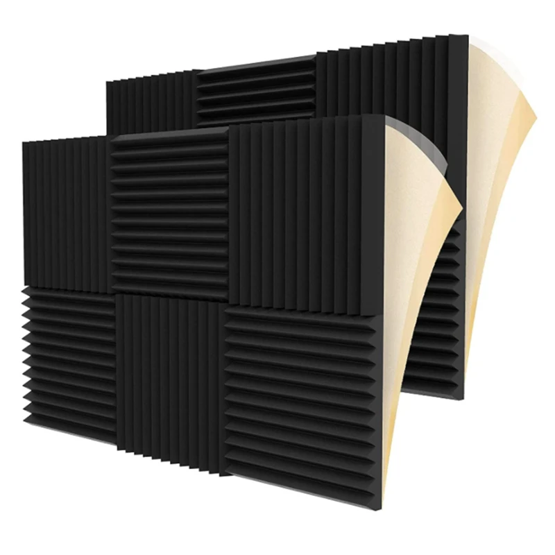 12 Pieces Acoustic Foam Panel Self-Adhesive,Acoustic Foam Panel,Sound Insulation Pad,Reduce Noise,For Studio Home Office
12 Pieces Acoustic Foam Panel Self-Adhesive,Acoustic Foam Panel,Sound Insulation Pad,Reduce Noise,For Studio Home Office