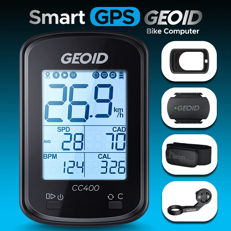 Велосипедный GPS-компьютер GEOID CC300 CC400, беспроводной спидометр, водонепроницаемый велосипедный спидометр для экрана FSTN 1,9
Велосипедный GPS-компьютер GEOID CC300 CC400, беспроводной спидометр, водонепроницаемый велосипедный спидометр для экрана FSTN 1,9