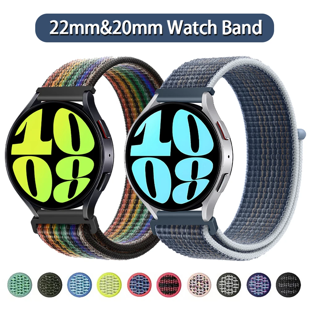 Ремешок нейлоновый для Samsung Galaxy Watch 6 4 classic/5 Pro/active 2/3/Gear S3 20 мм/22 мм, браслет для Huawei watch GT 2e 3 pro
Ремешок нейлоновый для Samsung Galaxy Watch 6 4 classic/5 Pro/active 2/3/Gear S3 20 мм/22 мм, браслет для Huawei watch GT 2e 3 pro