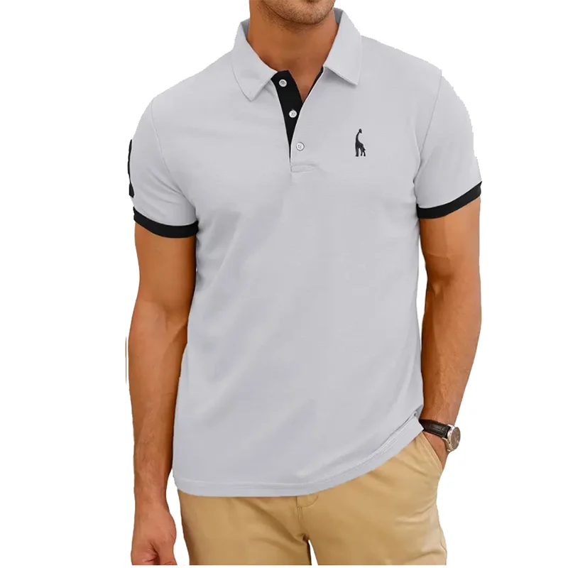 Hot Selling Summer Men's Short Sleeve High Quality Polo Shirt Casual Fashion Street Wear Men Embroidered Polo Shirt
Hot Selling Summer Men's Short Sleeve High Quality Polo Shirt Casual Fashion Street Wear Men Embroidered Polo Shirt