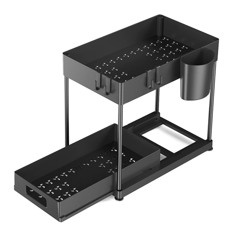 1 PCS Kitchen Organizer Table Top Double-Layer Pull-Out Shelf Cabinet Pull-Out Sink Rack
1 PCS Kitchen Organizer Table Top Double-Layer Pull-Out Shelf Cabinet Pull-Out Sink Rack