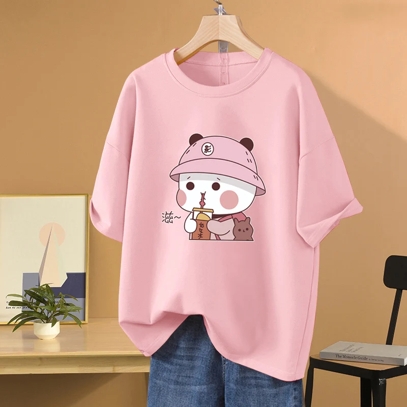 EBAIHUI Women 100% Cotton L-5XL T Shirt Plus Size Letter Printed Tshirt Short Sleeve Couple Top Summer O Neck Oversized T Shirts
EBAIHUI Women 100% Cotton L-5XL T Shirt Plus Size Letter Printed Tshirt Short Sleeve Couple Top Summer O Neck Oversized T Shirts