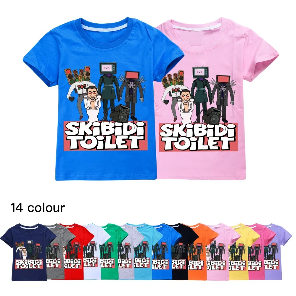 Skibidi Toilet Kids T-Shirt Cartoon Print Girls Boys Short Sleeve Tops Clothes Tshirts Children Sports Tees Cosplay Clothing
Skibidi Toilet Kids T-Shirt Cartoon Print Girls Boys Short Sleeve Tops Clothes Tshirts Children Sports Tees Cosplay Clothing