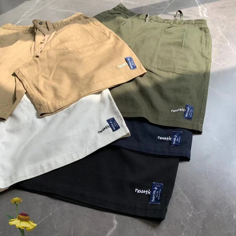 Классические Японские повседневные шорты NAUTICA, мужские летние плиссированные брюки на молнии с карманами и вышитыми надписями, свободные спортивные брюки Nautica
Классические Японские повседневные шорты NAUTICA, мужские летние плиссированные брюки на молнии с карманами и вышитыми надписями, свободные спортивные брюки Nautica