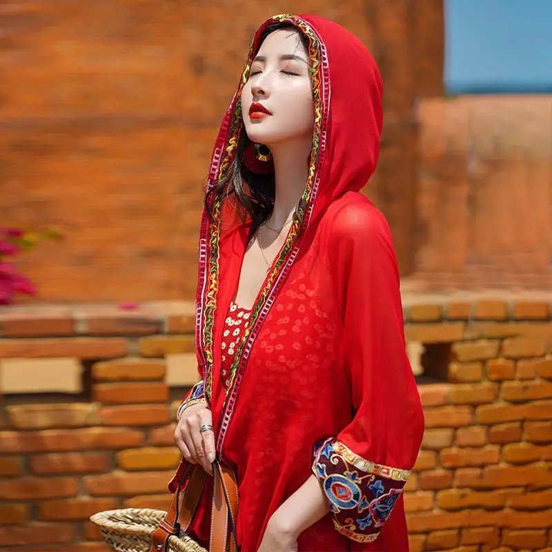 Summer 2024 Sunscreen Clothing for Women Ultra-thin Breathable Hooded Solid Color Women Clothing Sun Protection Clothing L119
Summer 2024 Sunscreen Clothing for Women Ultra-thin Breathable Hooded Solid Color Women Clothing Sun Protection Clothing L119