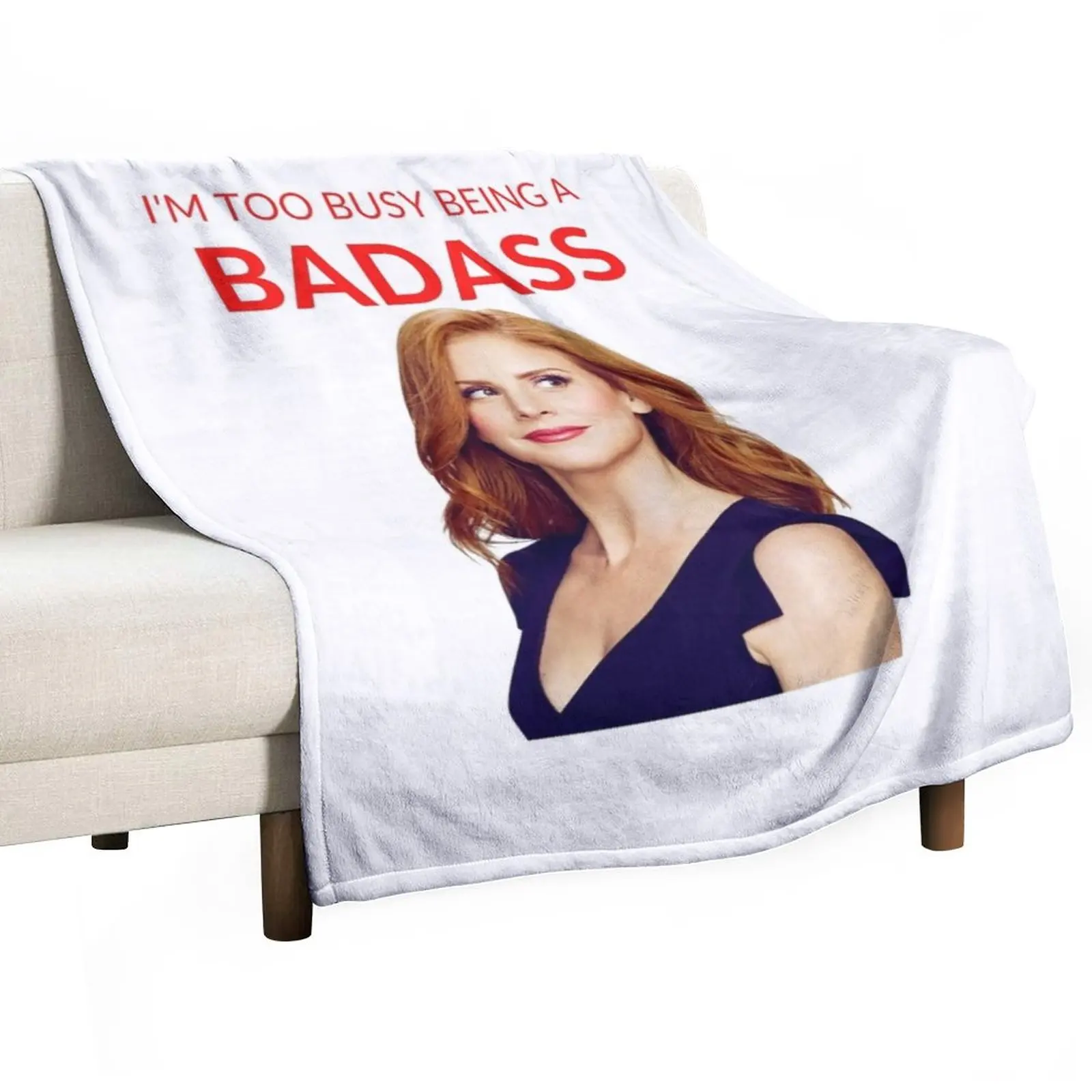 Suits Donna Paulsen 'Badass' Merch Throw Blanket Summer Blanket Flannel Blanket Flannels Blanket Personalized Gift
Suits Donna Paulsen 'Badass' Merch Throw Blanket Summer Blanket Flannel Blanket Flannels Blanket Personalized Gift
