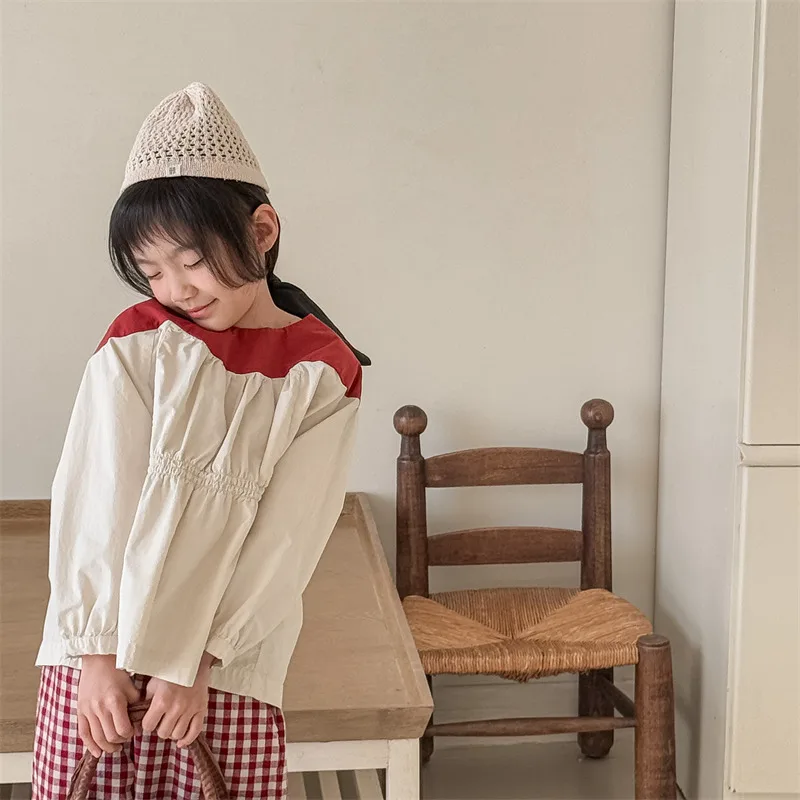 2025 Spring New Girls Puff Sleeve Shirts Children Long Sleeve T Shirts Baby Girl Cotton Blouse Infant Loose Tops Kids Clothes 8 Sd350d0e5506c4e2ab7d14ab3ebb0d647X
