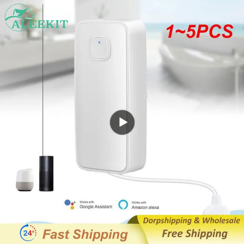 1~5PCS Water Leakage Sensor Wifi Real Time Security Alarm Water Leak Detector Overflow Alert Waterproof Smart Home For Kitchen
1~5PCS Water Leakage Sensor Wifi Real Time Security Alarm Water Leak Detector Overflow Alert Waterproof Smart Home For Kitchen