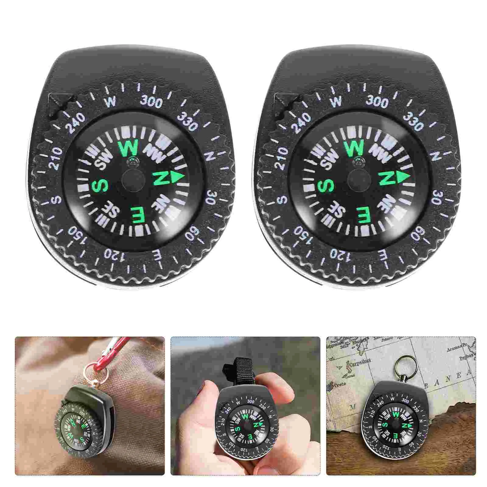 

Detachable Compass for Watches Waterproof Portable Compass Camping Compass Survival Tools for Watch