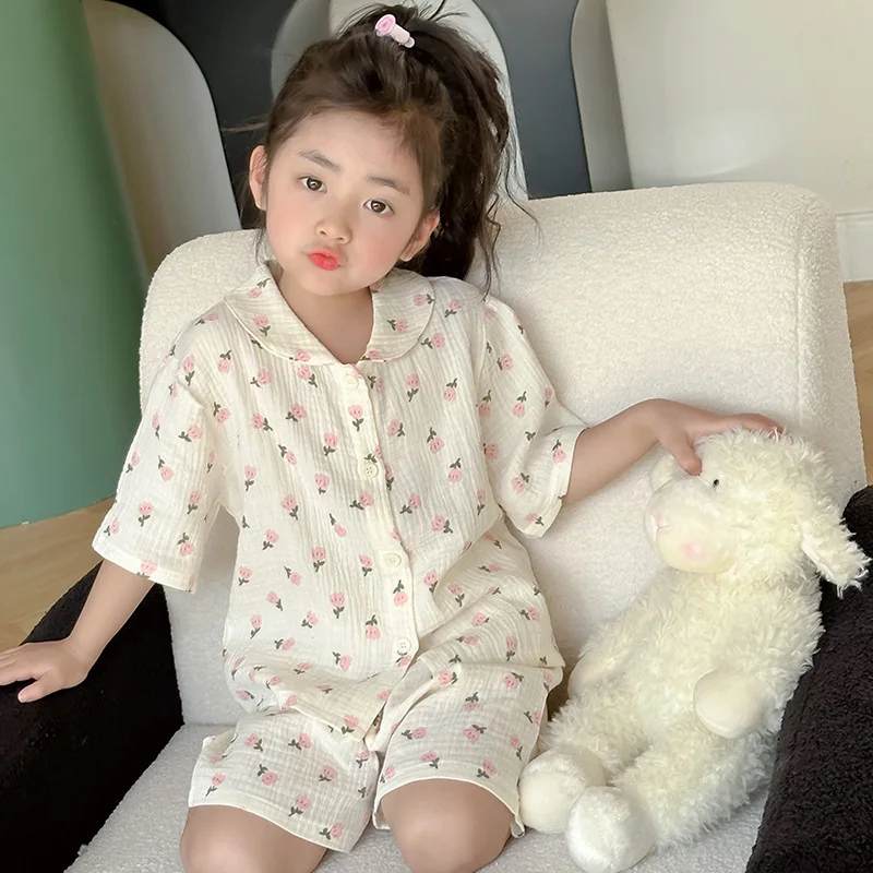 Girls Pajama Set Floral Clothes Toddler Girls Pyjama Cotton Kids Clothes Casual Children Sleepwear Teenager Homewear Outfits
Girls Pajama Set Floral Clothes Toddler Girls Pyjama Cotton Kids Clothes Casual Children Sleepwear Teenager Homewear Outfits
