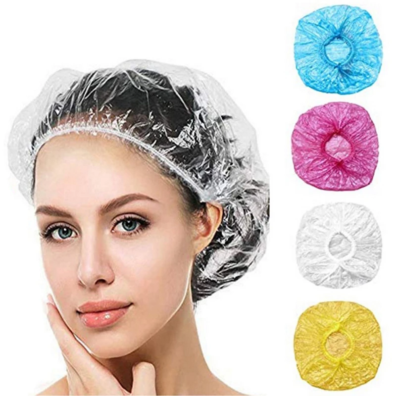100pcs Disposable Shower Caps Bathing Bathing Waterproof Adult Hair Drying Caps Dustproof Plastic Head Covers for Men and Women
100pcs Disposable Shower Caps Bathing Bathing Waterproof Adult Hair Drying Caps Dustproof Plastic Head Covers for Men and Women