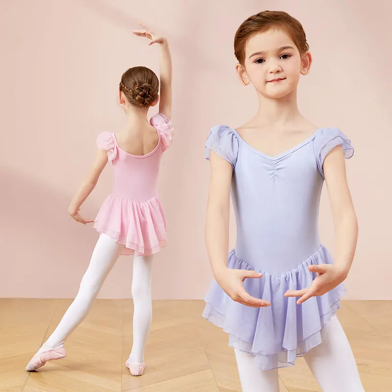 Girls Ballet Dress Ruffle Short Sleeve Dance Dress Kids Ballet Leotard with Skirt Dance Leotard Dress for Girls Dance Bodysuit
Girls Ballet Dress Ruffle Short Sleeve Dance Dress Kids Ballet Leotard with Skirt Dance Leotard Dress for Girls Dance Bodysuit