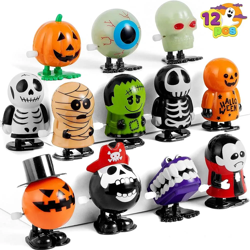 12 PCS Halloween Wind Up Toy Assortments for Halloween Party Favor, Halloween Toys for Kids, Goody Bag Filler,Treat Bag Stuffers
12 PCS Halloween Wind Up Toy Assortments for Halloween Party Favor, Halloween Toys for Kids, Goody Bag Filler,Treat Bag Stuffers