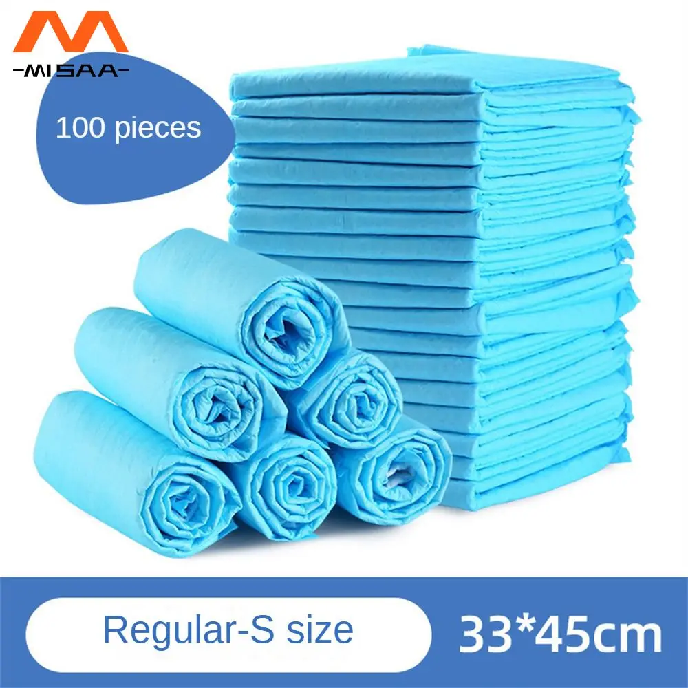 

Anti-slip Diaper Pad Durable Convenient Disposal Highly Absorbent Leak Proof Extra Thick Large Size Pet Training Mat Diapers