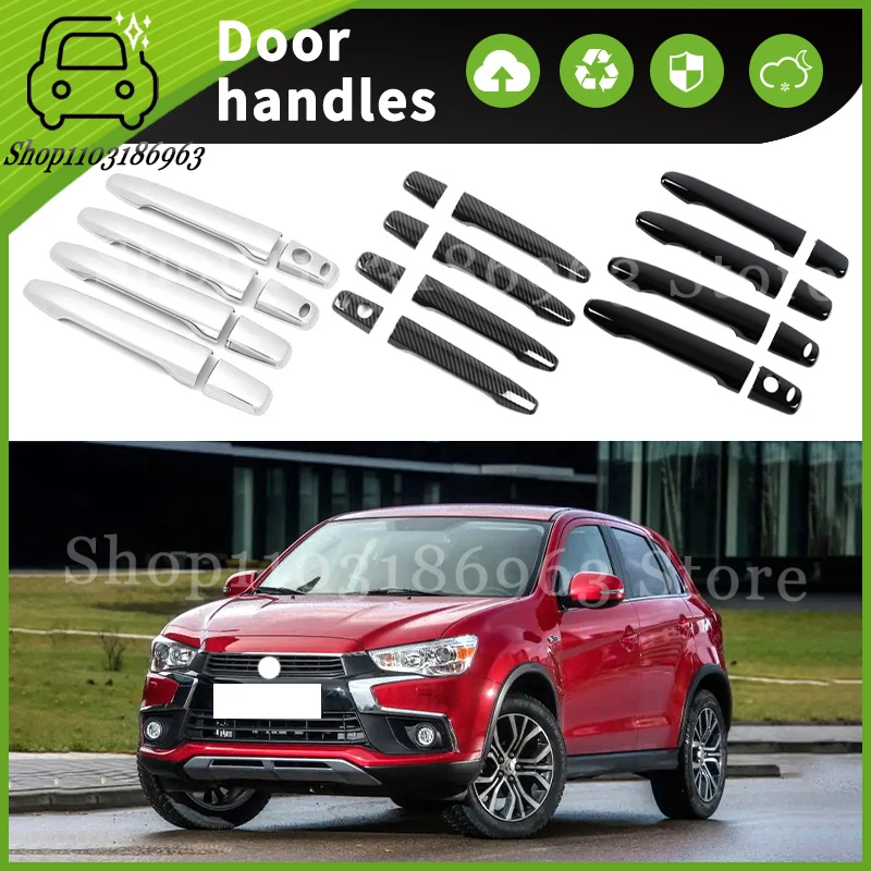 For Mitsubishi ASX 2010-2022 Black Chrome Car Door Handle Cover Trim Styling Accessories Car Stickers Auto Accessories
For Mitsubishi ASX 2010-2022 Black Chrome Car Door Handle Cover Trim Styling Accessories Car Stickers Auto Accessories