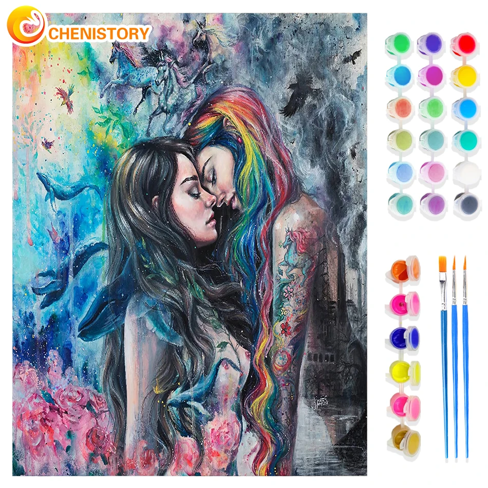CHENISTORY Painting By Number Couple Scenery Drawing On Canvas HandPainted Gift DIY Abstract Picture Kits For Home Decor Wall Ar
CHENISTORY Painting By Number Couple Scenery Drawing On Canvas HandPainted Gift DIY Abstract Picture Kits For Home Decor Wall Ar