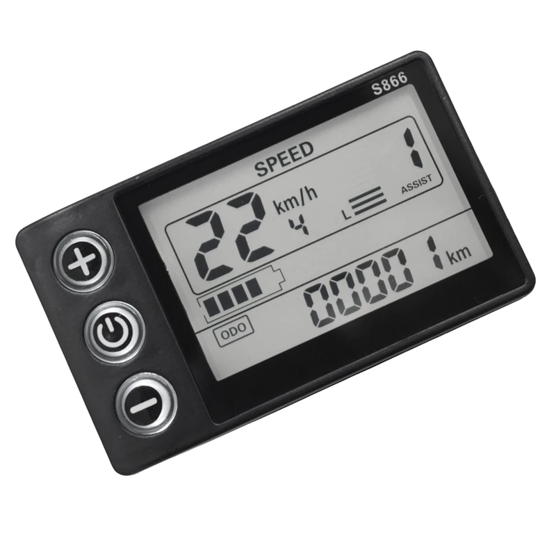 Controller Panel Dashboard 24V 36V 48V 60V S866 Waterproof 6PIN Electric Bike LCD Display For Electric E-Bike Scooter
Controller Panel Dashboard 24V 36V 48V 60V S866 Waterproof 6PIN Electric Bike LCD Display For Electric E-Bike Scooter