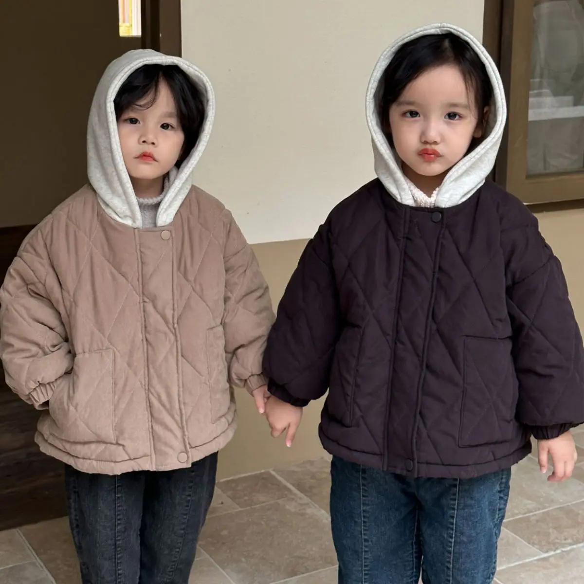 Child Hooded Cotton Coat Autumn Winter Retro Kid Boy Plus Velvet Warm Tops Girl Baby Fleece Thicken Jacket Toddler Casual Parkas
Child Hooded Cotton Coat Autumn Winter Retro Kid Boy Plus Velvet Warm Tops Girl Baby Fleece Thicken Jacket Toddler Casual Parkas